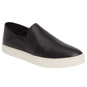 Vince Garvey Black Suede Leather Platform Sneakers 7.5